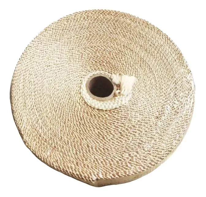 Torque Solution 2" x 50' Tan Fiberglass Exhaust Wrap - TS-EW-2x50T