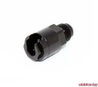 Torque Solution 5/16" SAE to -8AN Male Flare Locking Quick Disconnect Adapter Fitting - TS-FTG-002