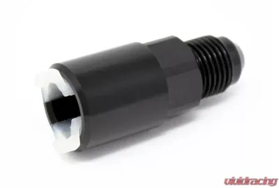Torque Solution 3/8" SAE to -6AN Male Flare Push-On Quick Disconnect Adapter Fitting - TS-FTG-011