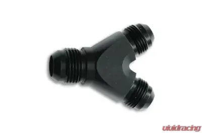 Torque Solution -10AN Flare Y to Dual -10AN Flare Adapter Fitting - TS-FTG-10YD10