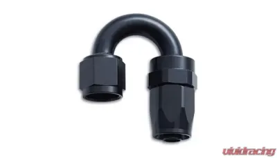Torque Solution -6AN 180 Degree Rubber Hose Fitting - TS-FTG-180D6AN