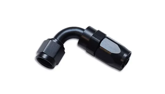 Torque Solution -8AN 90 Degree Rubber Hose Fitting - TS-FTG-90D8AN