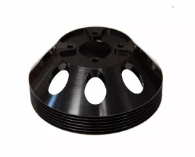 Torque Solution Black Lightweight Water Pump Pulley Hyundai Genesis Coupe 2010+