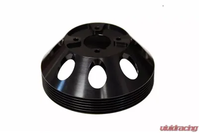 Torque Solution Black Lightweight Water Pump Pulley Hyundai Genesis Coupe 2010+ - TS-GEN-003B