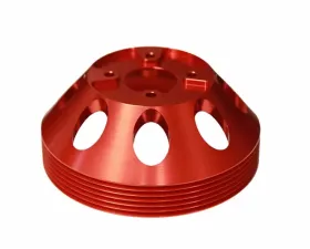 Torque Solution Red Lightweight Water Pump Pulley Hyundai Genesis Coupe 2010+