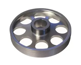 Torque Solution Silver Lightweight Crank Pulley Hyundai Genesis Coupe 3.8 2010+