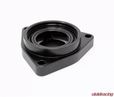 Torque Solution 2.0T Black HKS Blow Off Valve Adapter Hyundai Genesis Coupe 2010+ - TS-GEN-HKS-BK