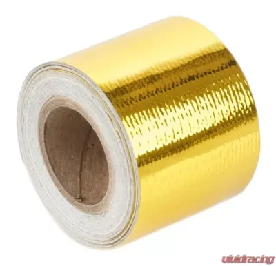 Torque Solution 2" x 15' Universal Gold Reflective Heat Tape - TS-GT-2x15