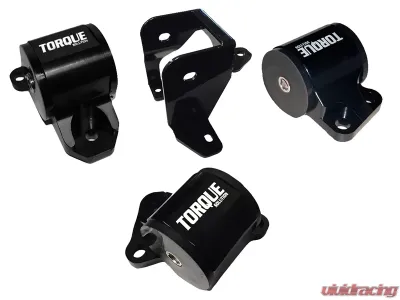 Torque Solution 2 Bolt Billet Aluminum Mount Kit Honda Civic 1996-2000 - TS-HA-EK2