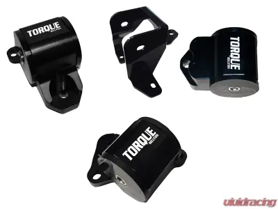 Torque Solution 3 Bolt Billet Aluminum Mount Kit Honda Civic 1996-2000 - TS-HA-EK3