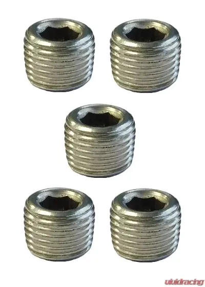 Torque 5 Pack 1/8" Universal Solution Stainless Steel NPT Plug - TS-NPT-18.5