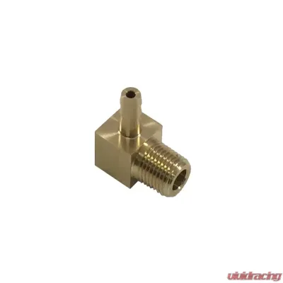 Torque Solution 1/8" | 90 Degree Barb Brass NPT Fitting - TS-NPT-18.90B