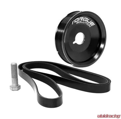 Torque Solution Underdrive Crank Pulley Kit Porsche Boxster | Cayman | 996 1997-2008 - TS-POR-458NoAC
