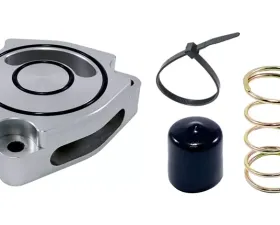 Torque Solution Silver Blow Off Valve Sound Plate Kia Forte Koup Turbo 2014+