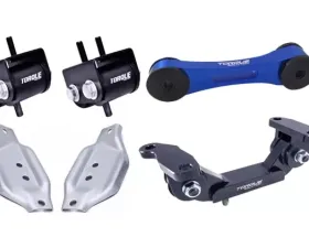 Torque Solution Blue Transmission Engine Pitch Mount Kit with Mount Plates Subaru WRX | STI 2020-2021