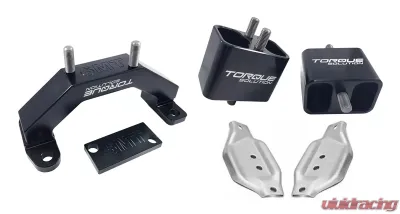 Torque Solution Solid Billet Engine & Transmission Mounts with Mount Plates Subaru WRX | STI 2020-2021 - TS-SU-250SB-PL