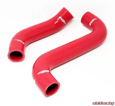Torque Solution Red Silicone Radiator Hose Kit Subaru WRX | STI 2002-2007 - TS-SU-466RD