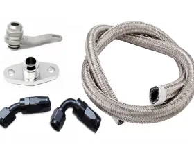 Torque Solution -10AN Turbo Oil Return Line Kit Subaru EJ All Years