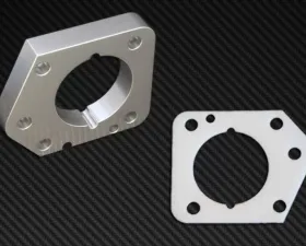 Torque Solution Silver Throttle Body Spacer Honda Civic 2006-2011
