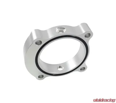 Torque Solution 2.0T Silver Throttle Body Spacer Hyundai Sonata 2010-2015 - TS-TBS-029-2