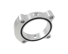 Torque Solution 2.0T Silver Throttle Body Spacer Hyundai Genesis Coupe 2013-2016