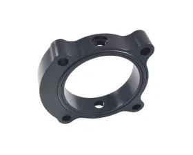 Torque Solution 2.0T Black Throttle Body Spacer Hyundai Genesis Coupe 2013-2016