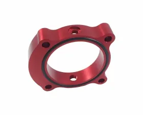 Torque Solution 2.0T Red Throttle Body Spacer Hyundai Genesis Coupe 2013-2016