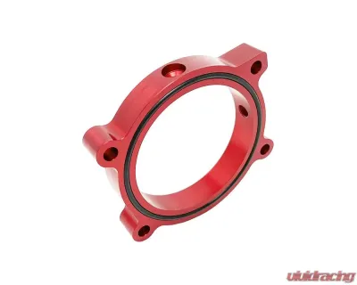 Torque Solution Red Throttle Body Spacer Chevrolet Camaro 6.2L 2010-2014 - TS-TBS-034R