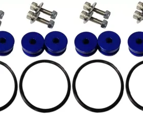 Torque Solution Blue Universal Billet Bumper Quick Release Kit Combo