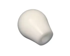 Torque Solution White Universal 10x1.25 Delrin Tear Drop Shift Knob