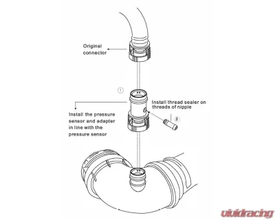 Torque Solution Billet Boost Tap Toyota Supra A90/A91 MKV | BMW B48/B58 | G Series Chassis 2012+ - TS-GR-689