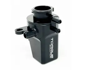 Torque Solution Black Coolant Expansion Tank Subaru WRX | STI | Forester XT 2002-2022