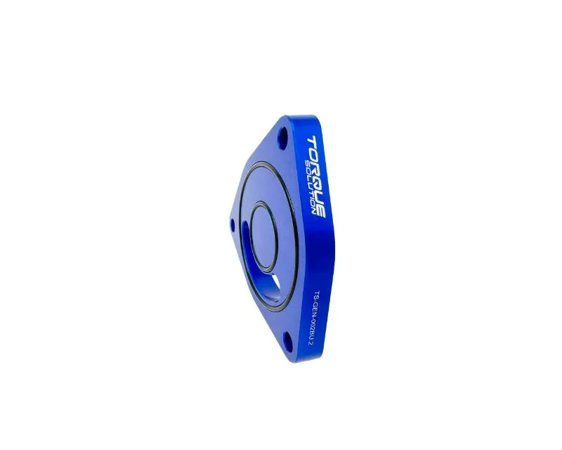 Torque Solution V2 Blow Off BOV Sound Plate (Blue): Multiple Applications - TS-GEN-002BU.2