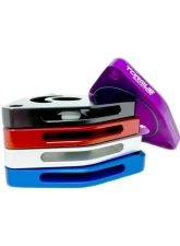 Torque Solution Red V2 Blow Off BOV Sound Plate Multiple Applications Hyundai | Honda| Kia 2010+                                     - TS-GEN-002R.2 - Image 2