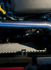 Torque Solution Blue Titanium Radiator Pipe Kit Subaru WRX 2022+                                     - TS-SU-795TI-BU - Image 3