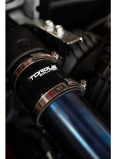 Torque Solution Burnt Blue Titanium Top Mount Charge Pipe Subaru WRX | Ascent | Outback XT 2019+                                     - TS-SU-812BU - Image 5