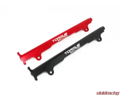 Torque Solution Red Billet Fuel Rail Mitsubishi Evolution X 2008-2015 - TS-EV-485R