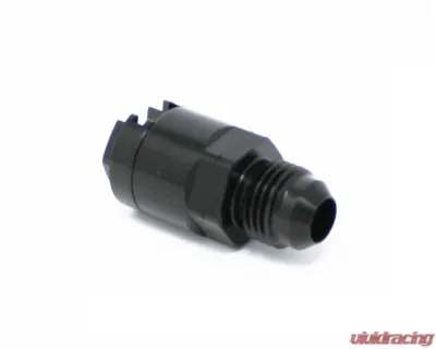 Torque Solution 3/8" SAE to -6AN Male Flare Locking Quick Disconnect Adapter Fitting - TS-FTG-003