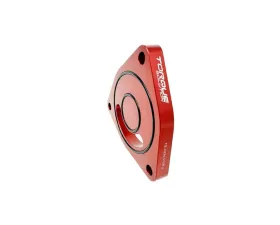 Torque Solution V2 Blow Off BOV Sound Plate Red Hyundai | Kia | Dodge | Plymouth | Honda | Acura 2003+