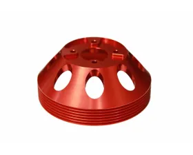 Torque Solution Red Lightweight Water Pump Pulley Hyundai Genesis Coupe 2010+