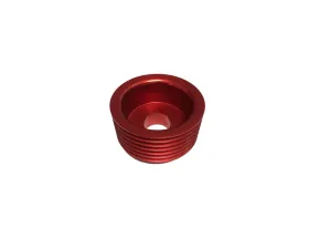 Torque Solution Red Lightweight Alternator Pulley Hyundai Genesis Coupe 2010+