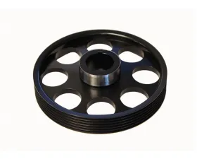 Torque Solution Black Lightweight Crank Pulley Hyundai Genesis Coupe 3.8 2010+