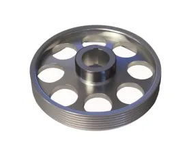 Torque Solution Silver Lightweight Crank Pulley Hyundai Genesis Coupe 3.8 2010+