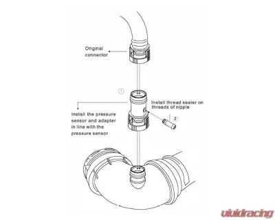 Torque Solution Billet Boost Tap Toyota Supra | BMW B48/B58 | G Series 2012+ - TS-GR-689
