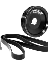 Torque Solution Underdrive Crank Pulley Kit (w/ AC) Porsche 996 | 997 | Boxster | Cayman 1997-2008                                     - TS-POR-458AC - Image 3