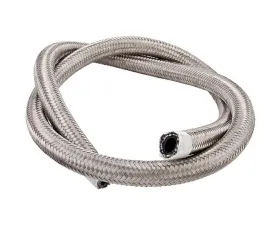 Torque Solution -6AN 20ft ID Stainless Steel Braided Rubber Hose
