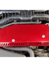Torque Solution Red Engine Pulley Cover Subaru WRX 2015+                                     - TS-SU-289R - Image 7