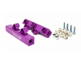 Torque Solution Purple V2 Billet Aluminum Top Feed Fuel Rails Subaru WRX | STI | Legacy GT | Forester XT 2002-2021