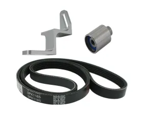 Torque Solution Silver Reversed Intake Manifold Alternator Relocation Bracket Kit Subaru WRX | STI | Legacy | Forester 2002-2018