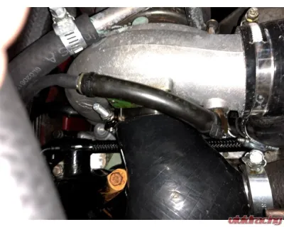 Torque Solution Black 2.4" Turbo Inlet Hose Subaru WRX | STI | Legacy | Forester 2002-2018 - TS-SU-463BK